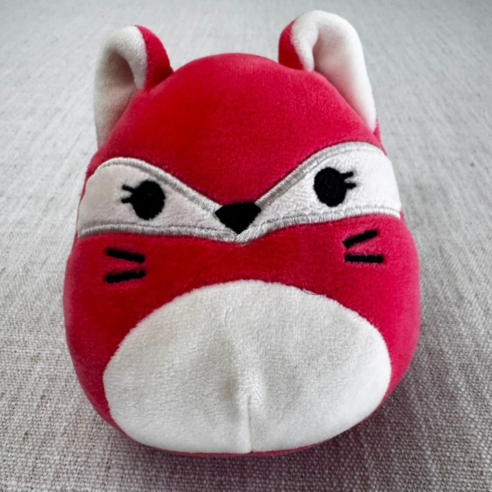 Squishmallows Fifi‎ the Fox Red Plush 4.5 Inch Kellytoy Small Stuffed Animal Toy